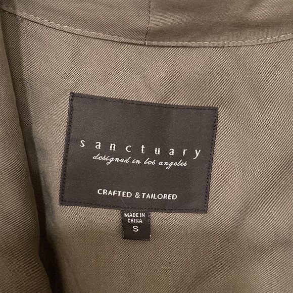 Sanctuary olive green tie vest - Picture 2 of 6